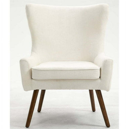 Carolina Classics Claudie Wing Back Accent Chair in Beige