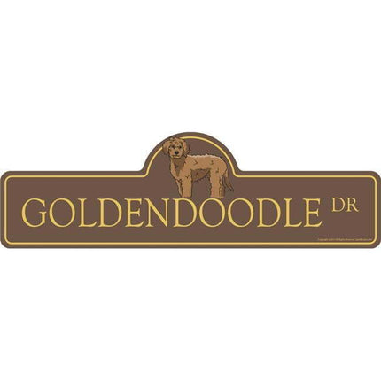 SignMission P-720 Goldendoodle 20 in. Goldendoodle Street Sign