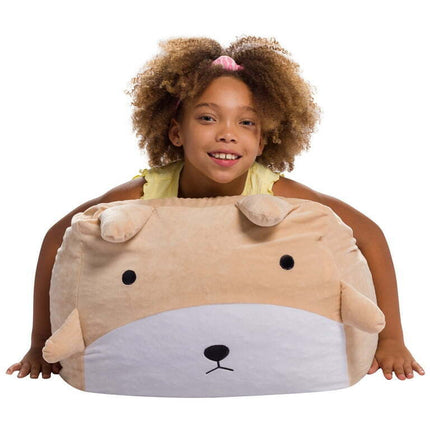 Posh Creations Bean Bag Chair, 1.5 ft, Beige