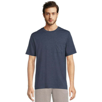 Athletic Works Men's Short Sleeve Soft Pocket T-Shirt, Sizes S-4XL