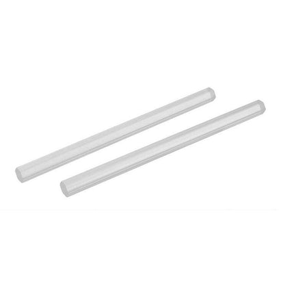 15mm Hex Width 10" Long Acrylic Hexagon Shaped Rod PMMA Bar Clear 2pcs