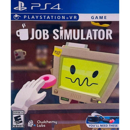 Restored Job Simulator (Sony PlayStation 4-VR, 2017) Work Game (Refurbished)