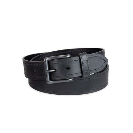 Genuine Dickies Men's Casual Black Leather Work Belt With Big & Tall Sizes