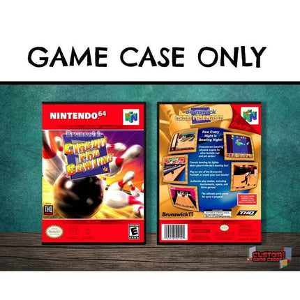 Brunswick Circuit Pro Bowling | (N64DG-V) Nintendo 64 - Game Case Only - No Game