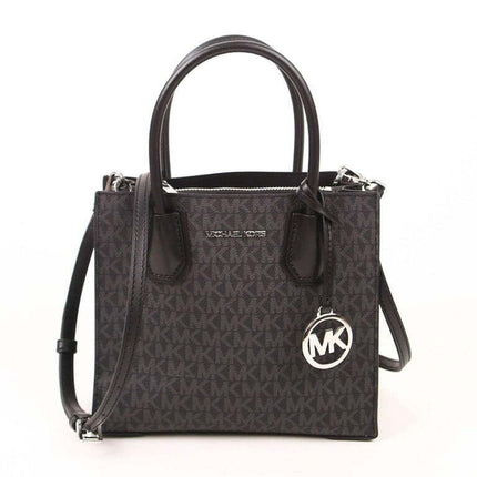 Michael Kors Medium Mercer 35T1SM9M2B Messenger Bag In Black