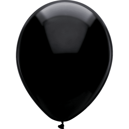 Way To Celebrate 12" All Occasion Black Balloons, 15 Count