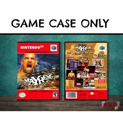 WCW Mayhem | (N64DG-V) Nintendo 64 - Game Case Only - No Game