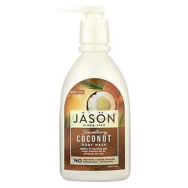 JASON Smoothing Coconut Body Wash, 30 fl. oz.
