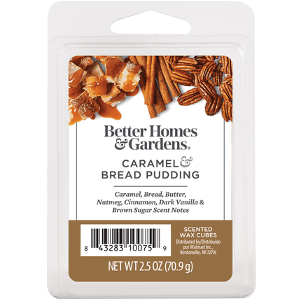 Caramel Bread Pudding Scented Wax Melts, Better Homes & Gardens, 2.5 oz (1-Pack)