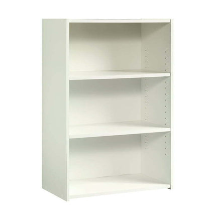 Sauder Beginnings 35" 3 - Shelf Standard Bookcase, Soft White Finish