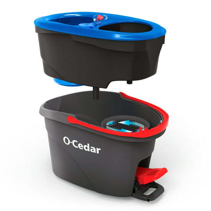 O-Cedar EasyWring RinseClean Spin Mop and Bucket System, Hands-Free System