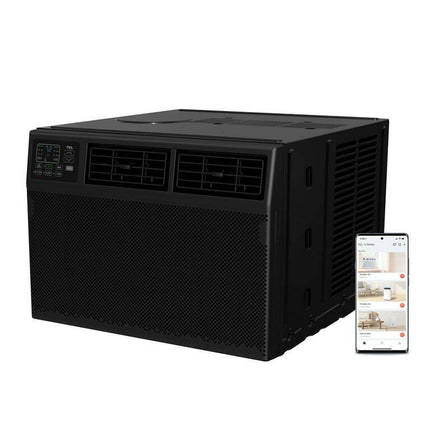 TCL 8,000 BTU Smart Window Air Conditioner, Black, W8W9E2-B3