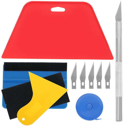 1 Set Wallpaper Smoothing Tools Car Wrap Film Tools Peel Stick Wall Paper Kit