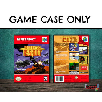Aero Fighters Assault | (N64DG-V) Nintendo 64 - Game Case Only - No Game