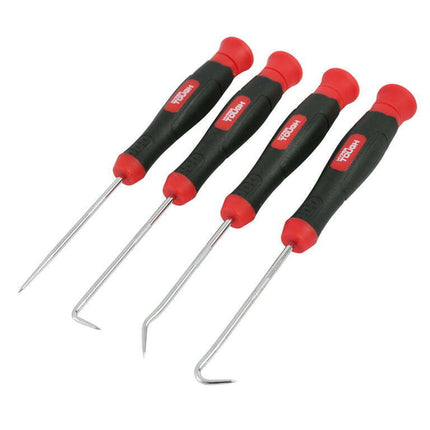Hyper Tough 4-Piece Set. Curved Hook, Complex Hook, 90 Degree Hook