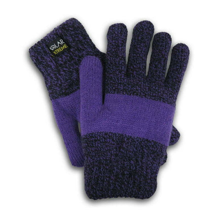 Polar Extreme Women's Thermal Insulated Super Warm Winter Gloves (Purple)