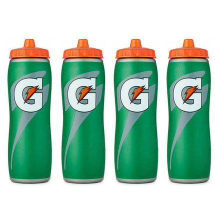 Gatorade 32 oz Gatorskin Squeeze Bottle, 4 Count