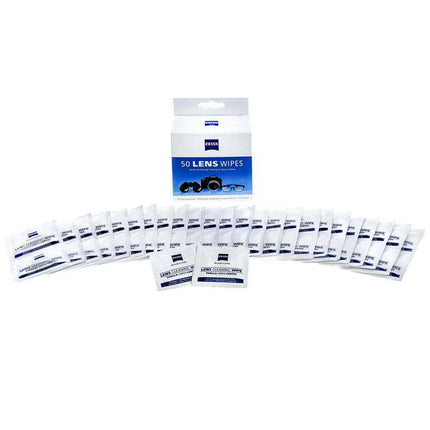 ZEISS Gentle and Thorough Cleaning Eyeglass Lens Cleaner Wipes, 50 Count