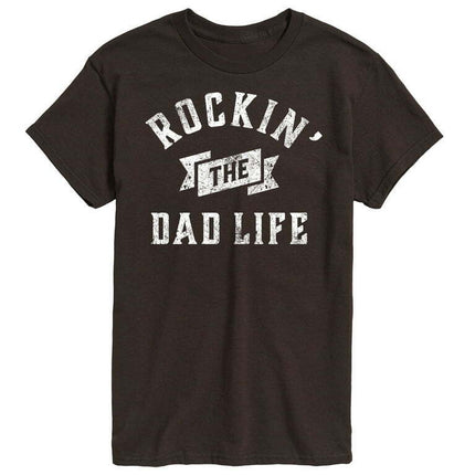 Instant Message - Rockin Dad Life - Men's Short Sleeve Graphic T-Shirt