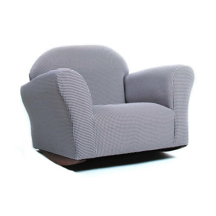 Keet Fabric Wooden Legs Rocking Chair, Multiple Colors