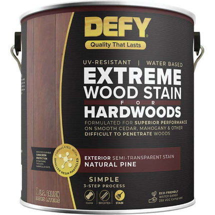DEFY Deck Stain for Hardwoods Natural Pine gal