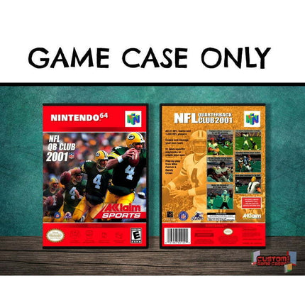 NFL Quarterback Club 2001 | (N64DG-V) Nintendo 64 - Game Case Only - No Game