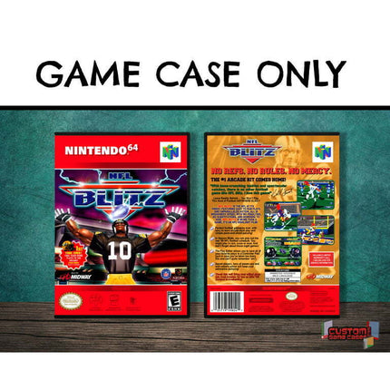 NFL Blitz | (N64DG-V) Nintendo 64 - Game Case Only - No Game