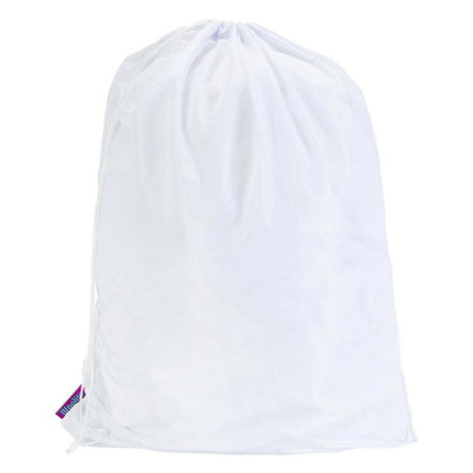 Woolite Sanitized Mesh Laundry Bag, White, 36" x 24" x 7"