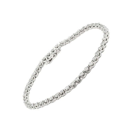 Women's Finecraft '1 cttw Diamond Tennis Bracelet' in Sterling Silver