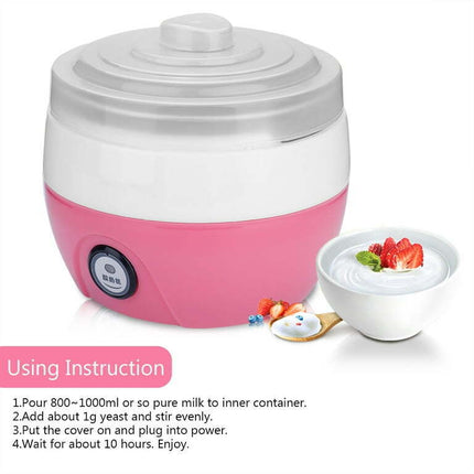 Tebru Ice Cream Maker Electric Yogurt Machine, Digital DIY Maker For Home