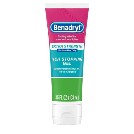 Benadryl Extra Strength Anti-Itch Topical Analgesic Gel, 3.5 fl. oz