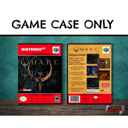 Quake | (N64DG-V) Nintendo 64 - Game Case Only - No Game