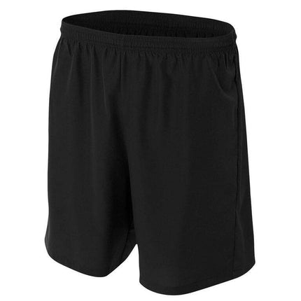 A4 Woven Soccer Short For Men in Black | N5343