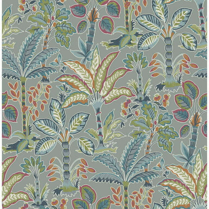 Nuwallpaper Grey Kapok Peel & Stick Wallpaper