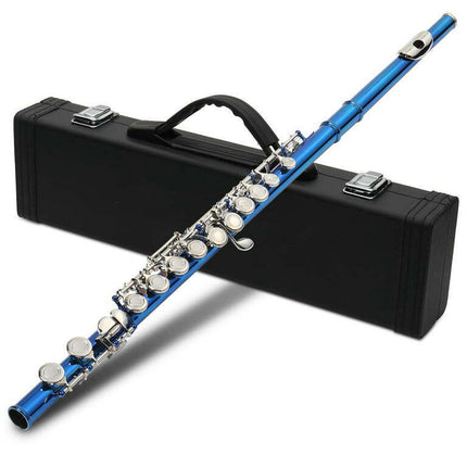 Zimtown 16 Hole C Flute for Student Beginner School Band with Case