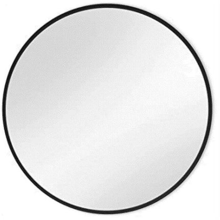 Mainstays 18" Traditional Plastic Round Wall Mount Mirror, Black