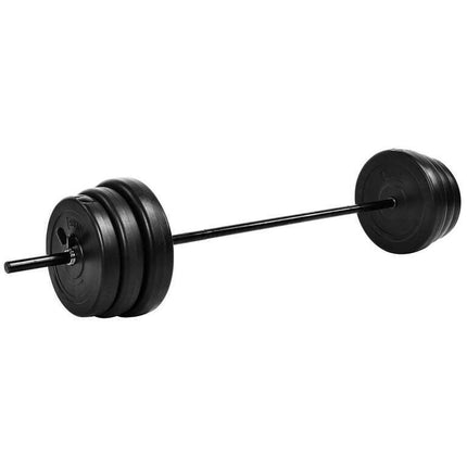 BalanceFrom Vinyl Standard Weight Set in Black, 100 lbs.