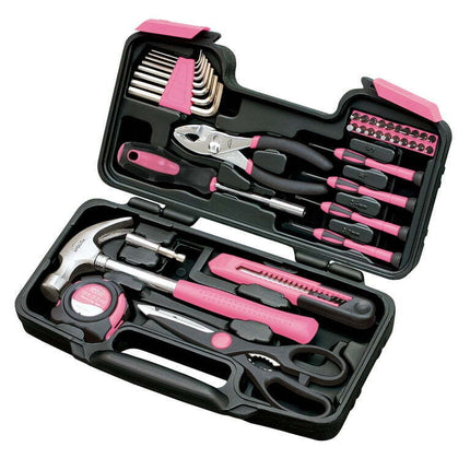 Apollo Precision Tools DT9706P 39-Piece Tool Set, Pink