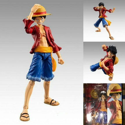 Anime One Piece Movable Luffy PVC Action Figure Toy Kids Gift