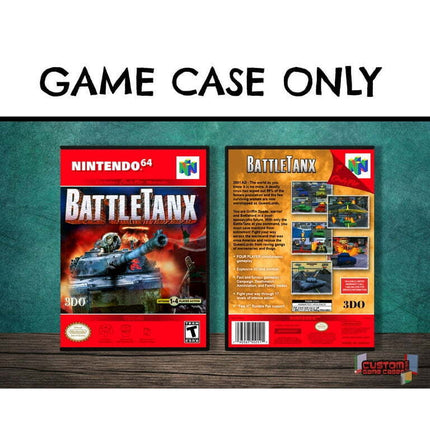 BattleTanx | (N64DG-V) Nintendo 64 - Game Case Only - No Game