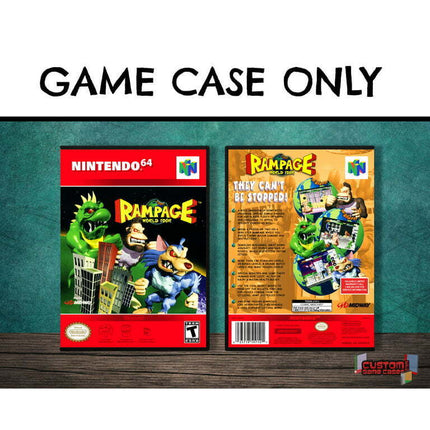 Rampage World Tour | (N64DG-V) Nintendo 64 - Game Case Only - No Game