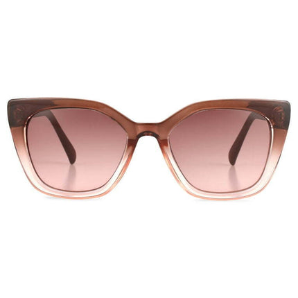 Harper and Roe Women's Fashion Sunglasses, HR1004, Brown Rose Ombre, 54-19-148