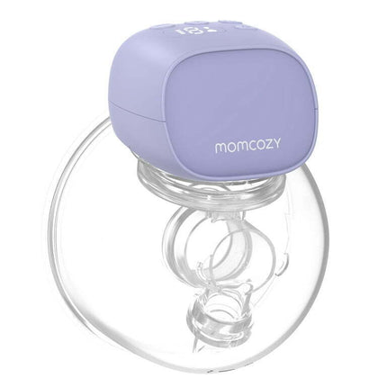 Momcozy S9 Pro Portable Breast Pump, Hands Free Wearable Breast Pump 24mm Purple