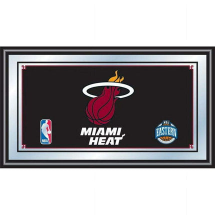 Miami Heat NBA Framed Logo Mirror