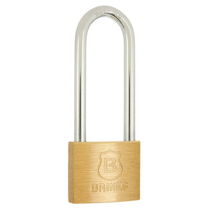 Brinks Solid Brass 40mm Keyed Padlock with 2 1/2in Shackle