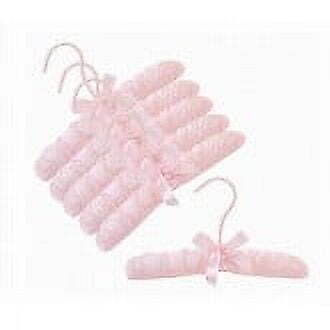 Infant Satin Padded Hangers (Pink)