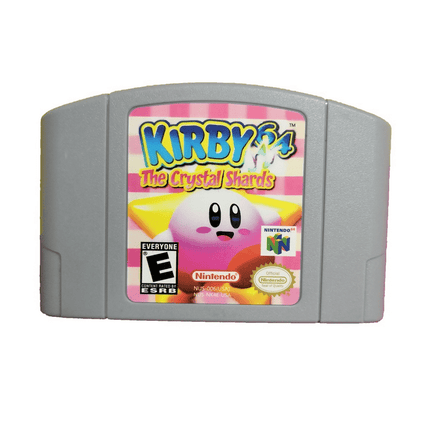 Kirby64 The Crystal Shards Games Cartridge Card for 64 N64 Console US Version