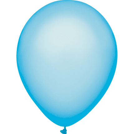 Way To Celebrate 12" All Occasion Electric Blue Balloons, 15 Count