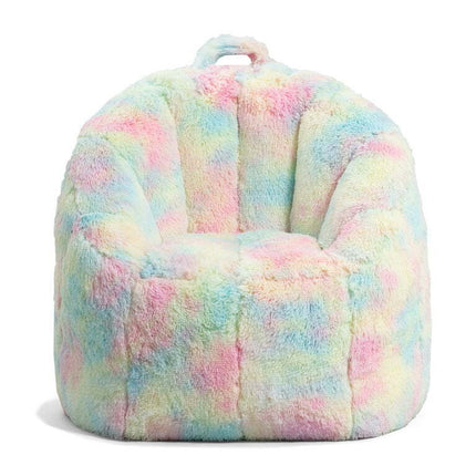 Big Joe Joey Bean Bag Chair, Plushie, Kids/Teens, 2ft, Unicorn Rainbow