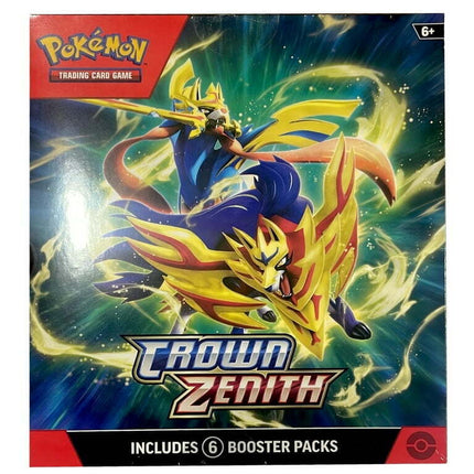 Pokemon Trading Card Games SAS12.5 Crown Zenith Bundle 6 Booster Packs - 0.35 lb